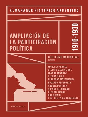cover image of Almanaque Histórico Argentino 1916-1930